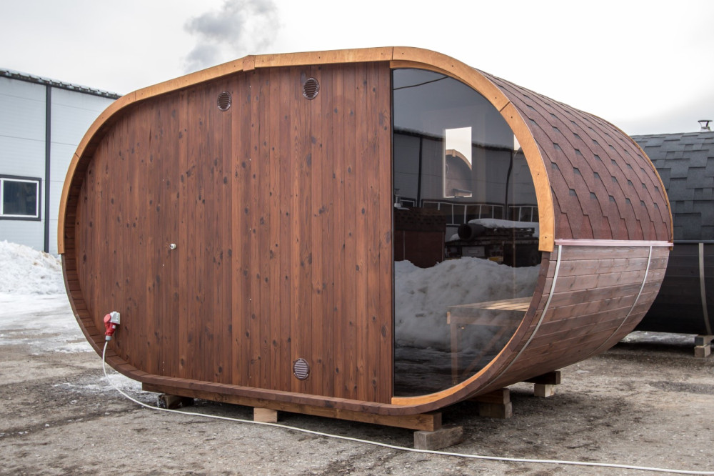 Sauna oval Luxus 4,00m Timberart image 11