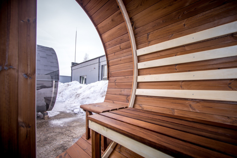 Sauna oval Luxus 4,00m Timberart image 11