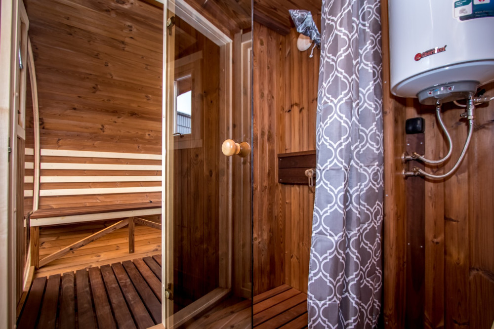 Sauna oval Luxus 4,00m Timberart image 11