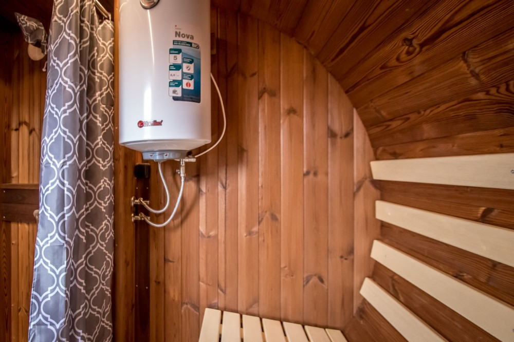 Sauna oval Luxus 4,00m Timberart image 11