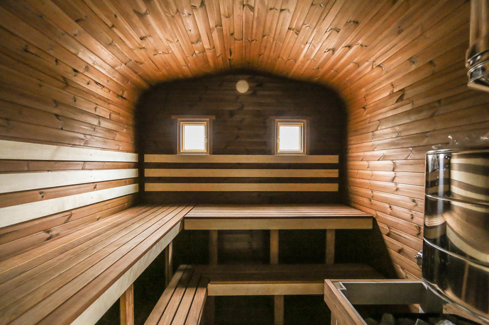 Saunahaus mit Terrasse 6m Timberart image 12