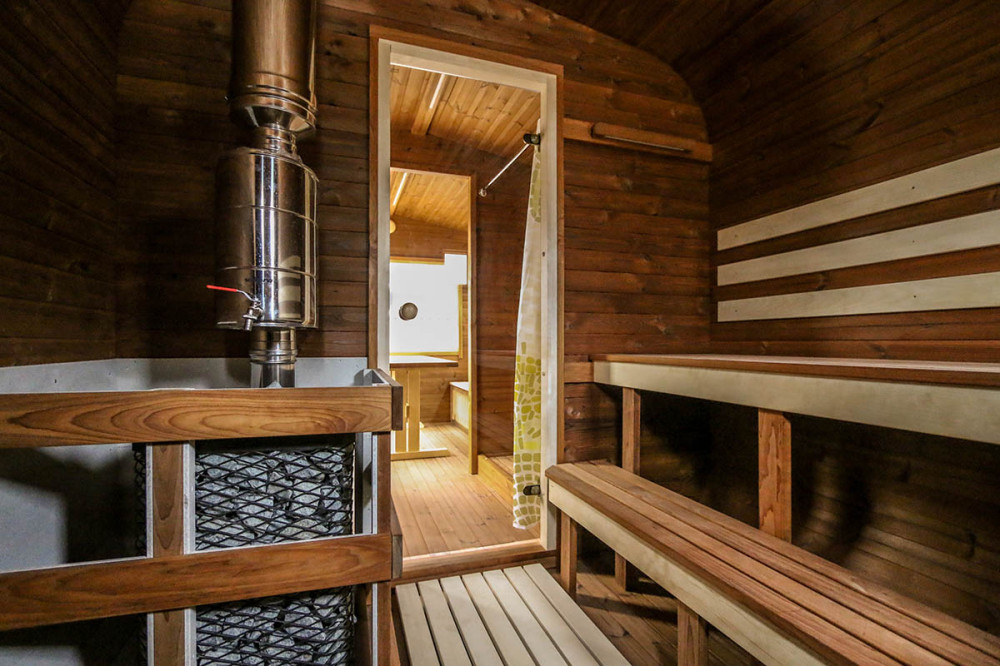 Saunahaus mit Terrasse 6m Timberart image 12