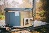 Hottub 200cm mit integrierten Ofen